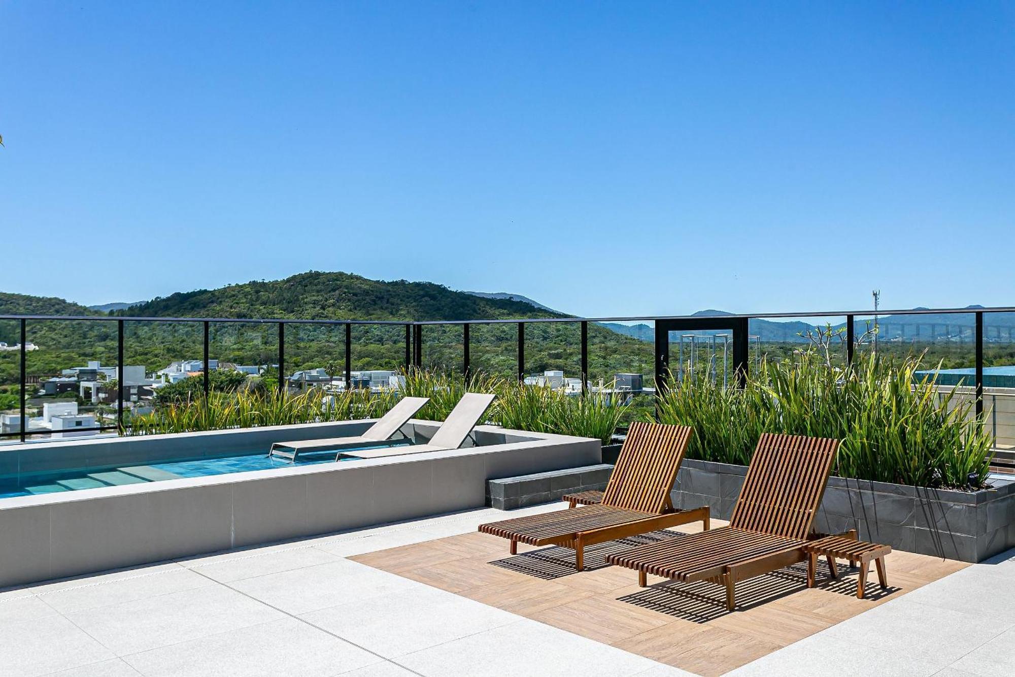 Wi-Fi 300Mb | Rooftop Com Piscina Em Jurere #Ja15 Florianópolis Εξωτερικό φωτογραφία